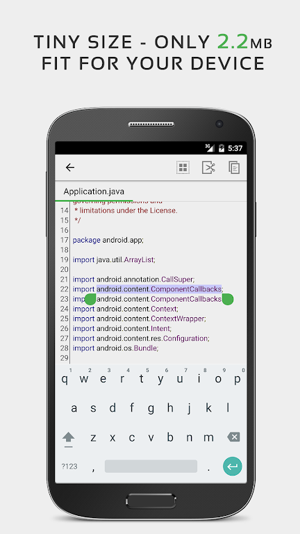 QuickEdit - Editor de Texto Captura de tela 3