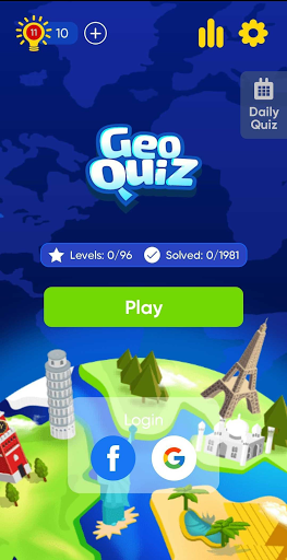 Geo Quiz: World Geography, Maps & Flags Trivia Screenshot 1