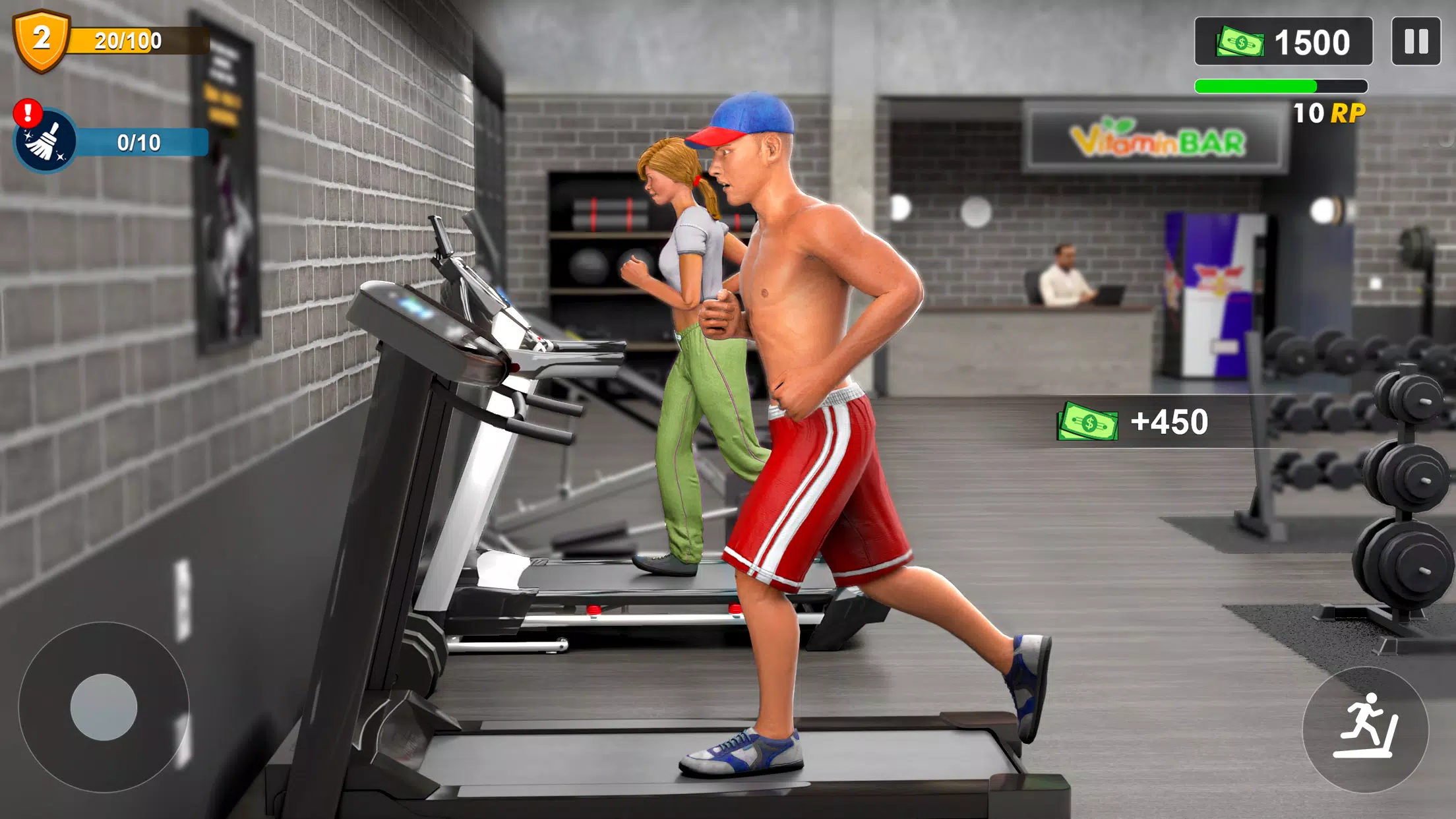 Workout Gym Simulator Game 24 Captura de pantalla 3