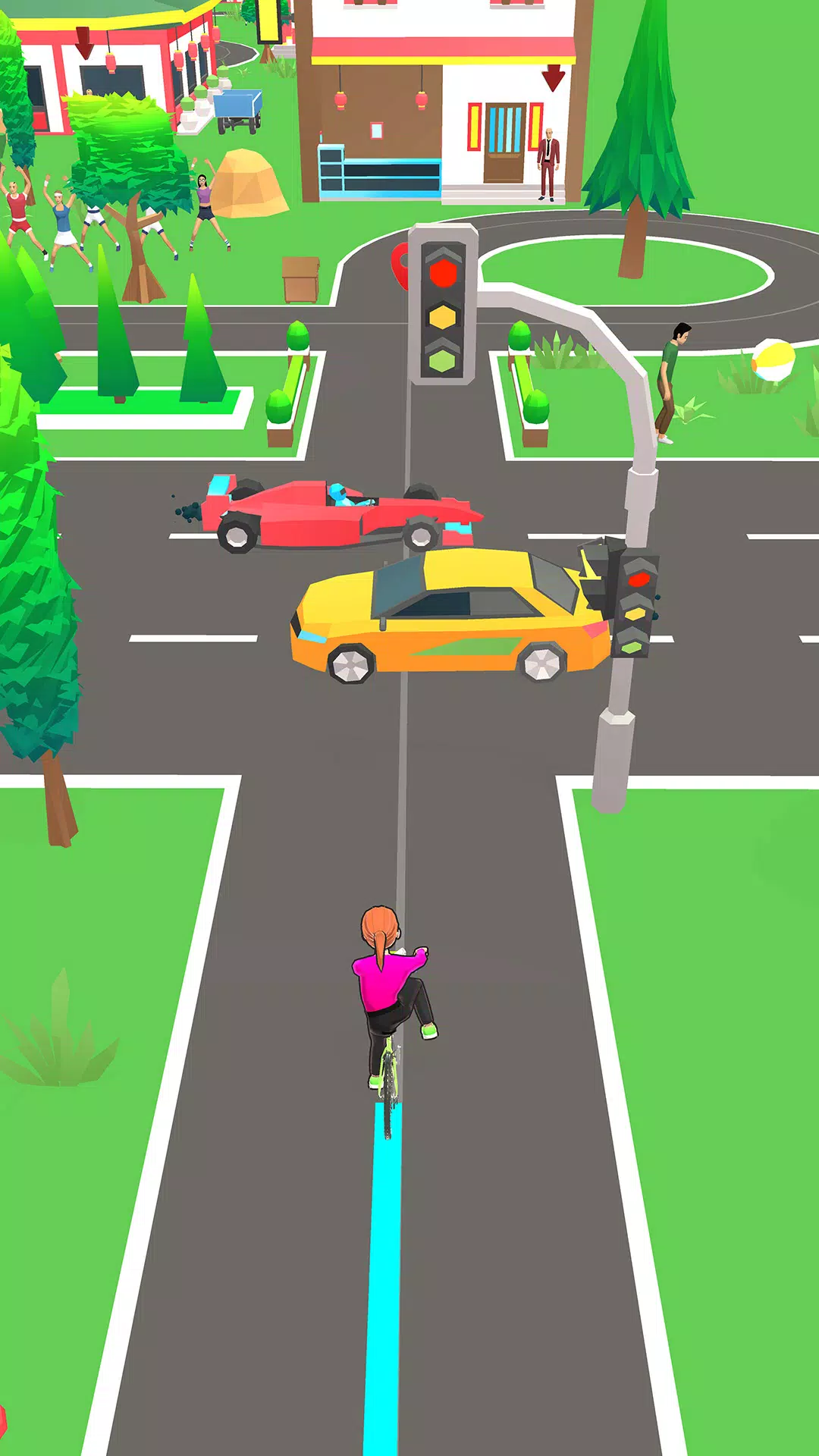 Paper Rider Delivery  Boy Game Captura de tela 1