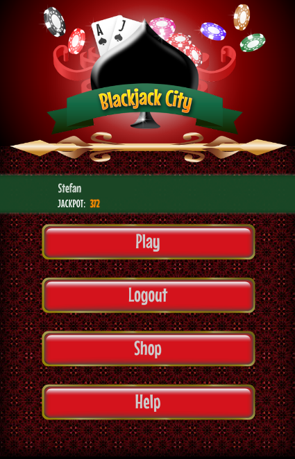 ♣ 21 Blackjack City Capture d'écran 1