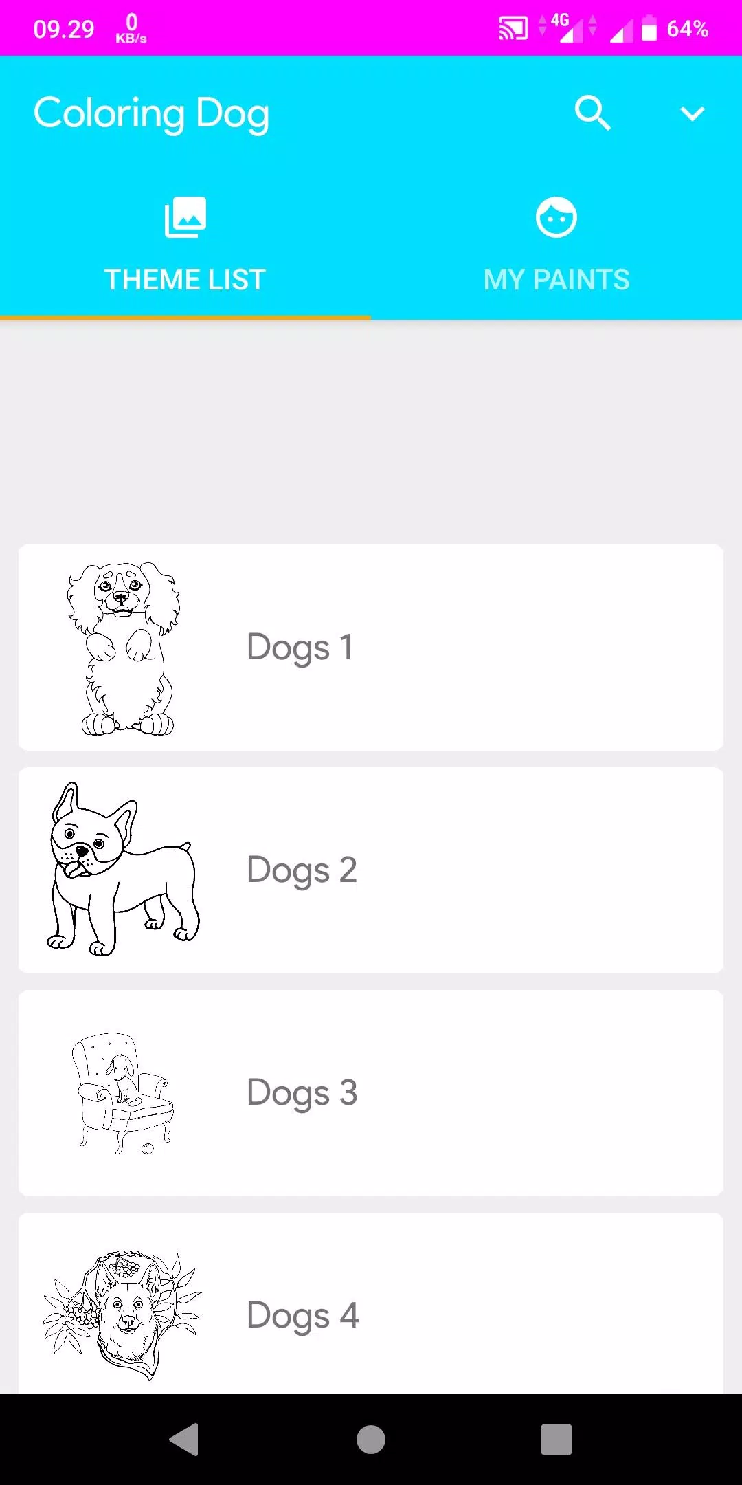 Coloring Dogs Capture d'écran 1