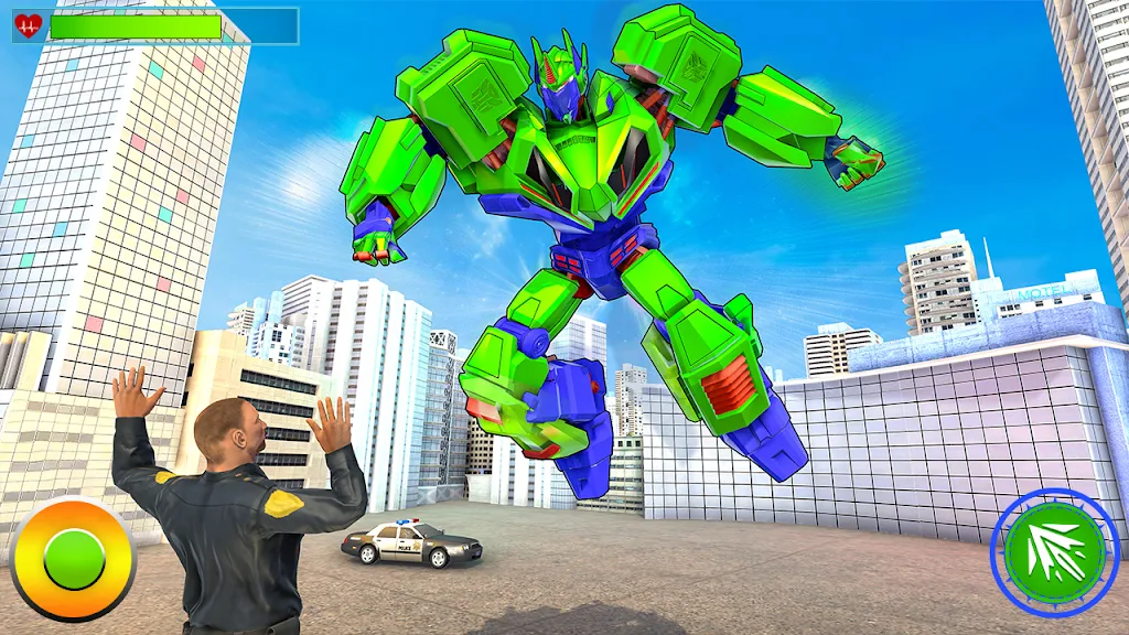 Robot Hero City Battle Captura de pantalla 2