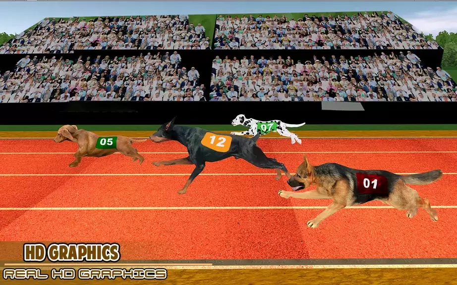 Dog racing games - dog game 3d 스크린샷 3