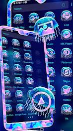 Jellyfish Theme ภาพหน้าจอ 3