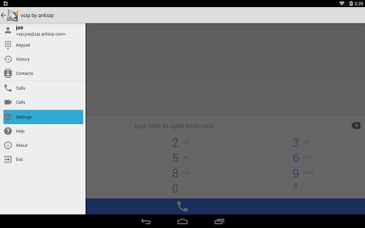 Voip By Antisip (+Video) Screenshot 4