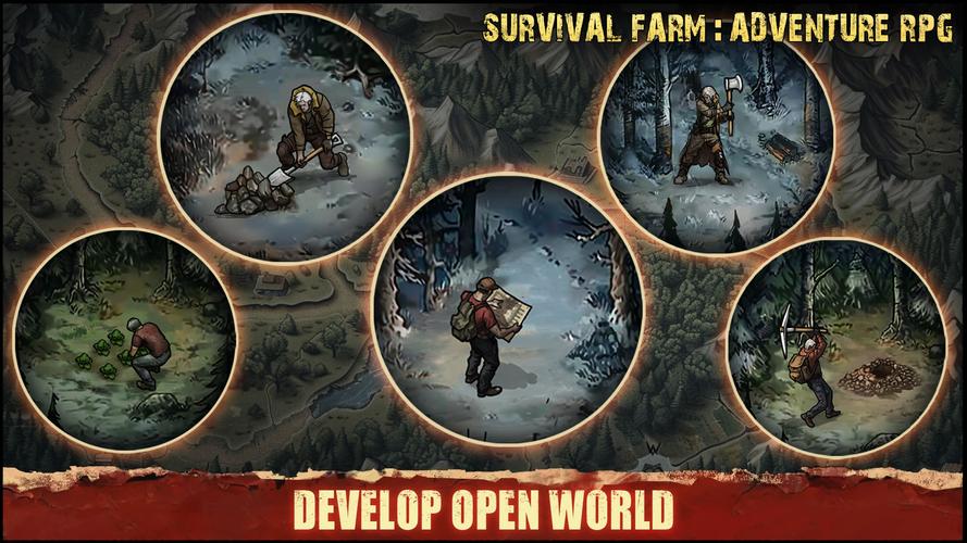 Survival Farm: Adventure RPG स्क्रीनशॉट 1