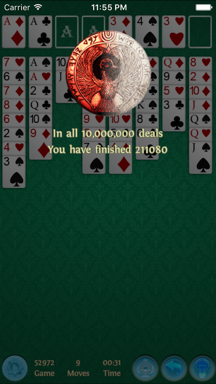 FreeCell Premium Captura de pantalla 2