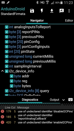 ArduinoDroid Скриншот 2