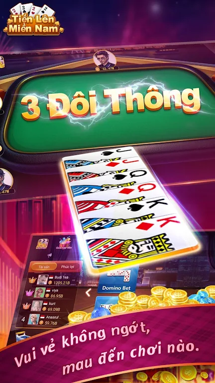 Tien Len Tiến Lên Miền Nam Online Ekran Görüntüsü 1