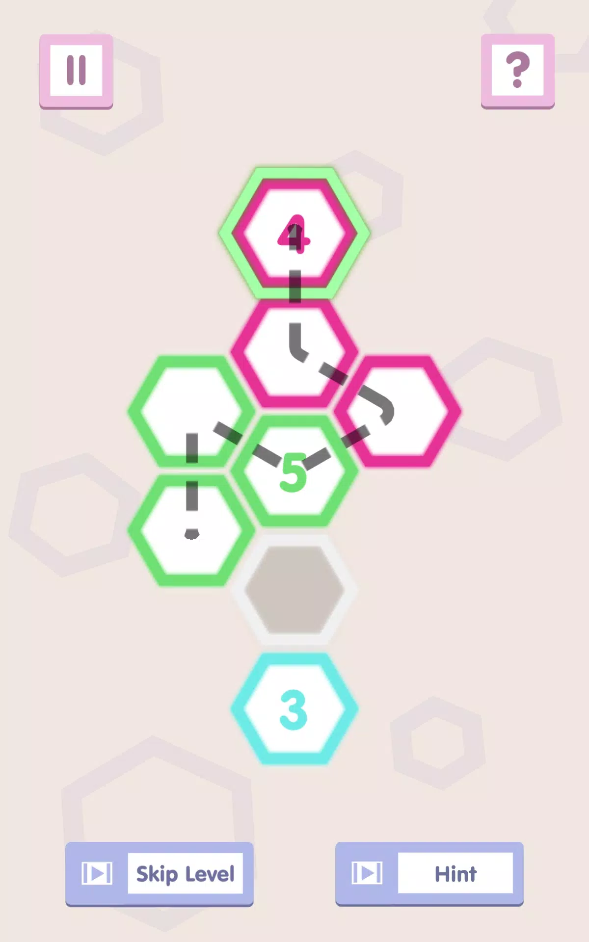 Schermata Number Path: Hexa Links 1