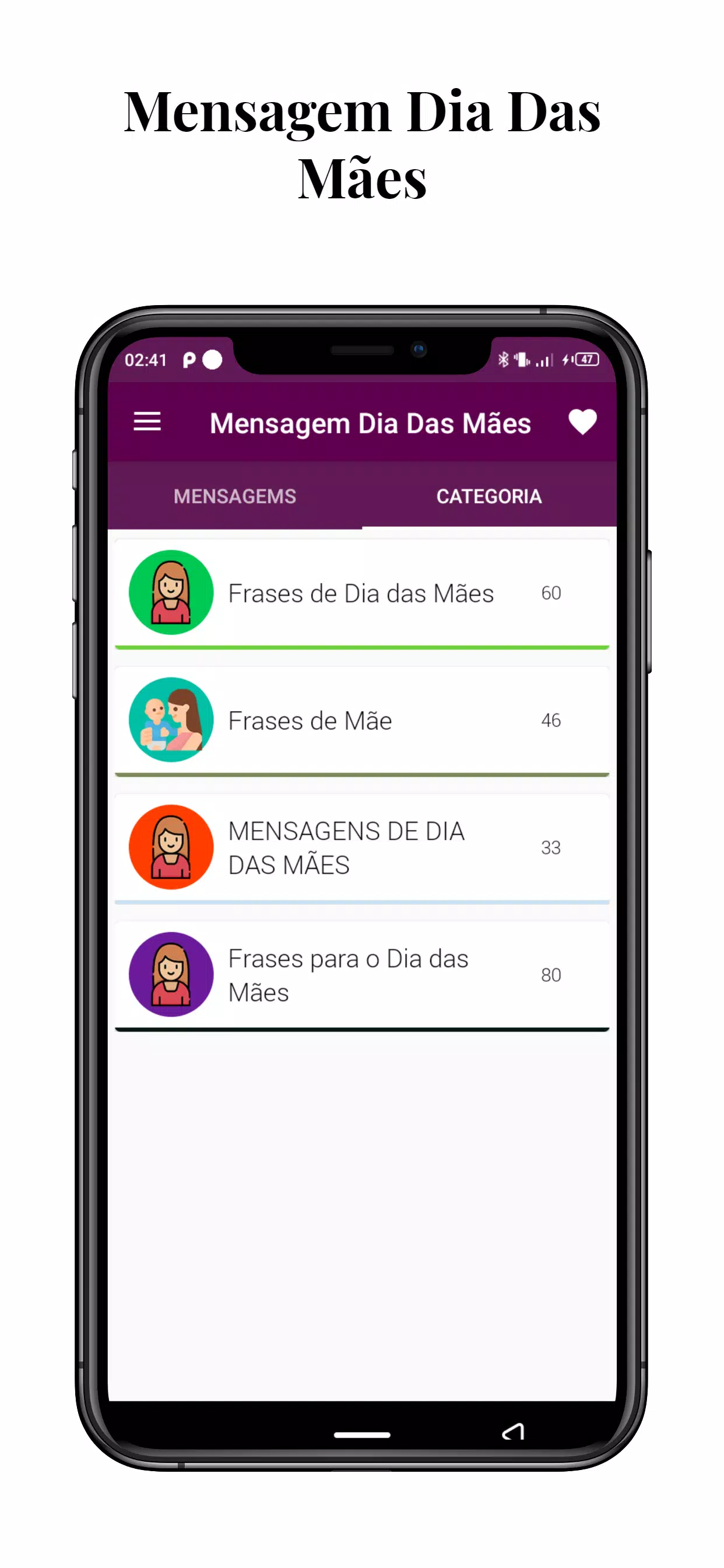 Mensagem Dia Das Mães 2024 Ảnh chụp màn hình 1