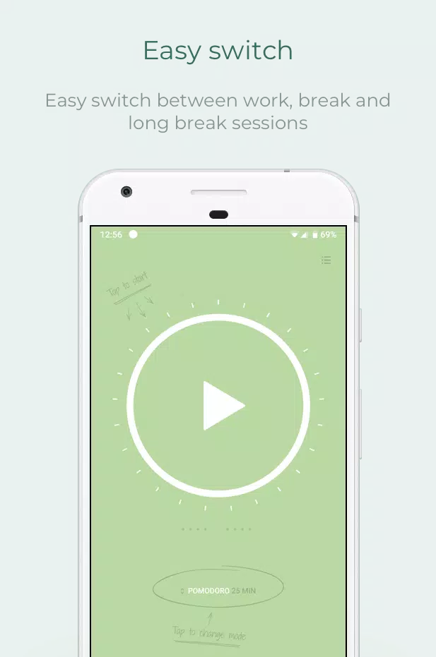 Pomodoro Timer Zrzut ekranu 1