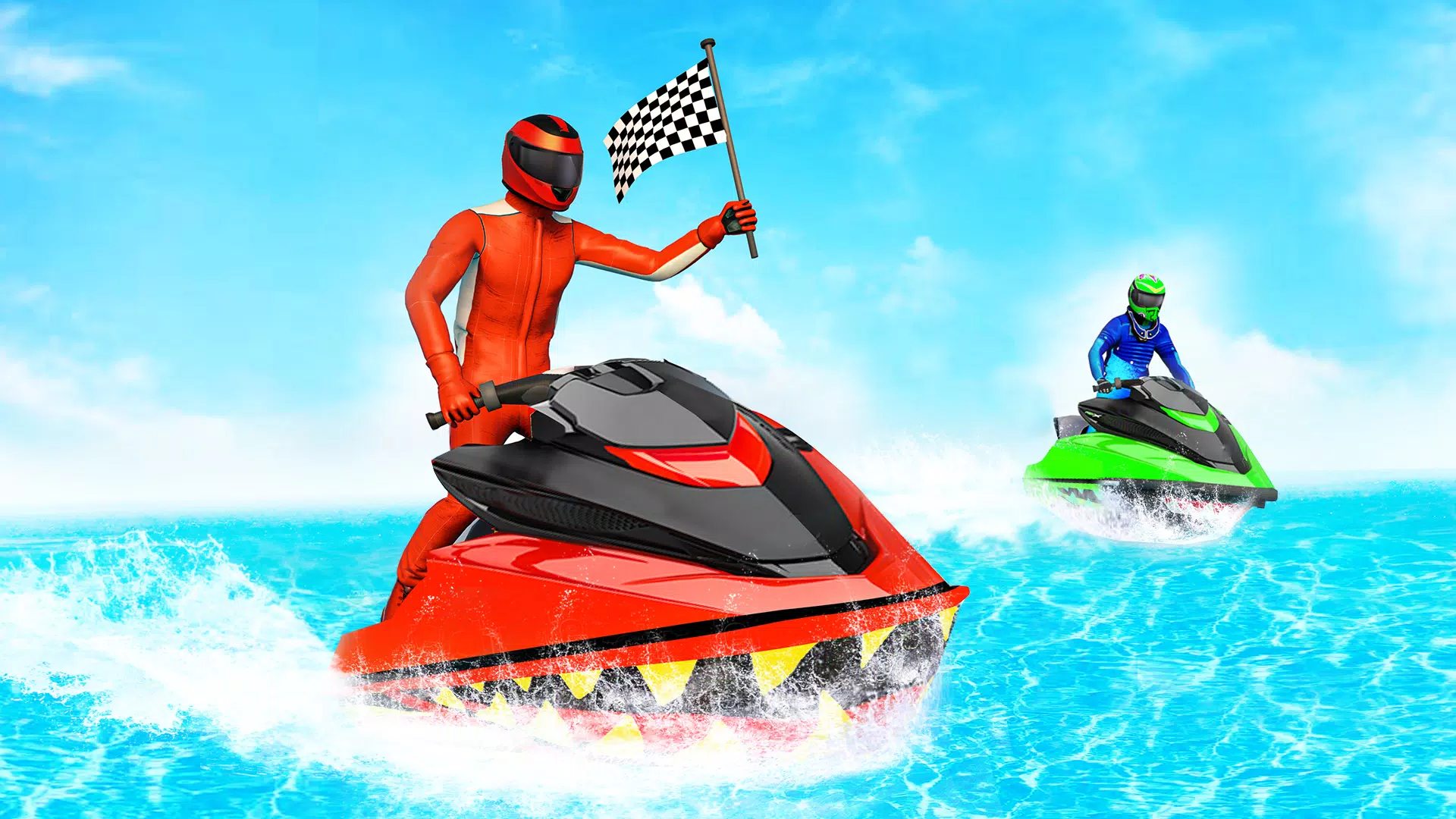 Jet Ski Games Boat Racing Game स्क्रीनशॉट 1
