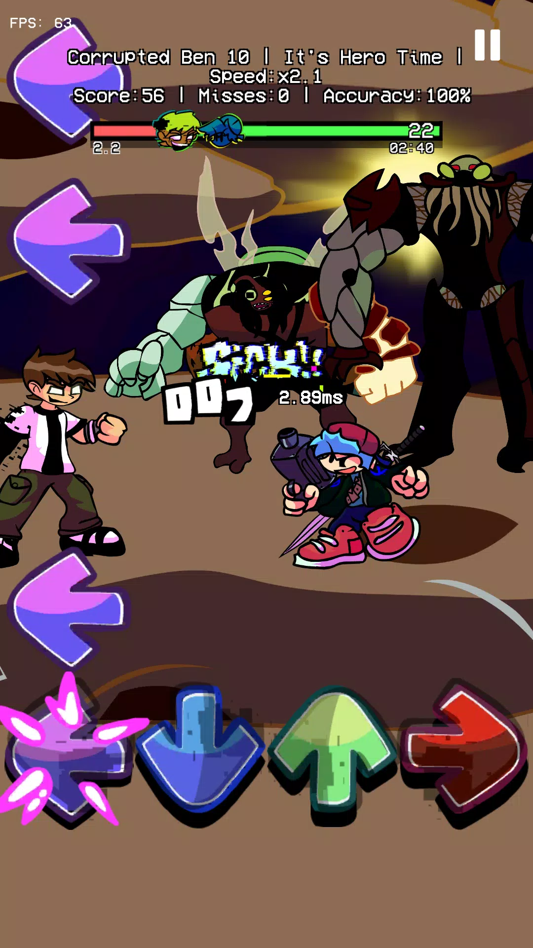 Schermata Glitched Legends Battle Mod 3