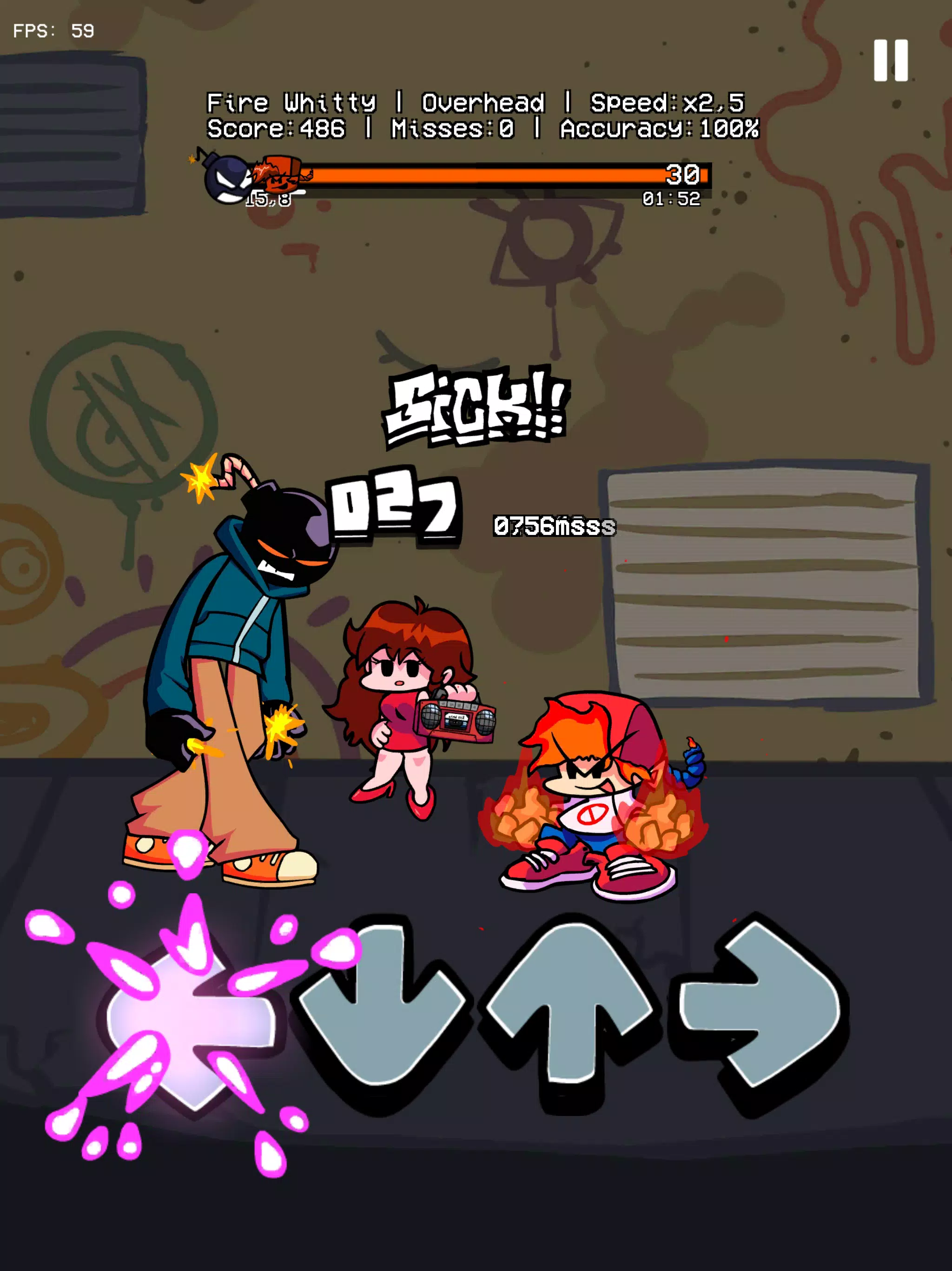 Music Battle Fire Fight Whitty Screenshot 2