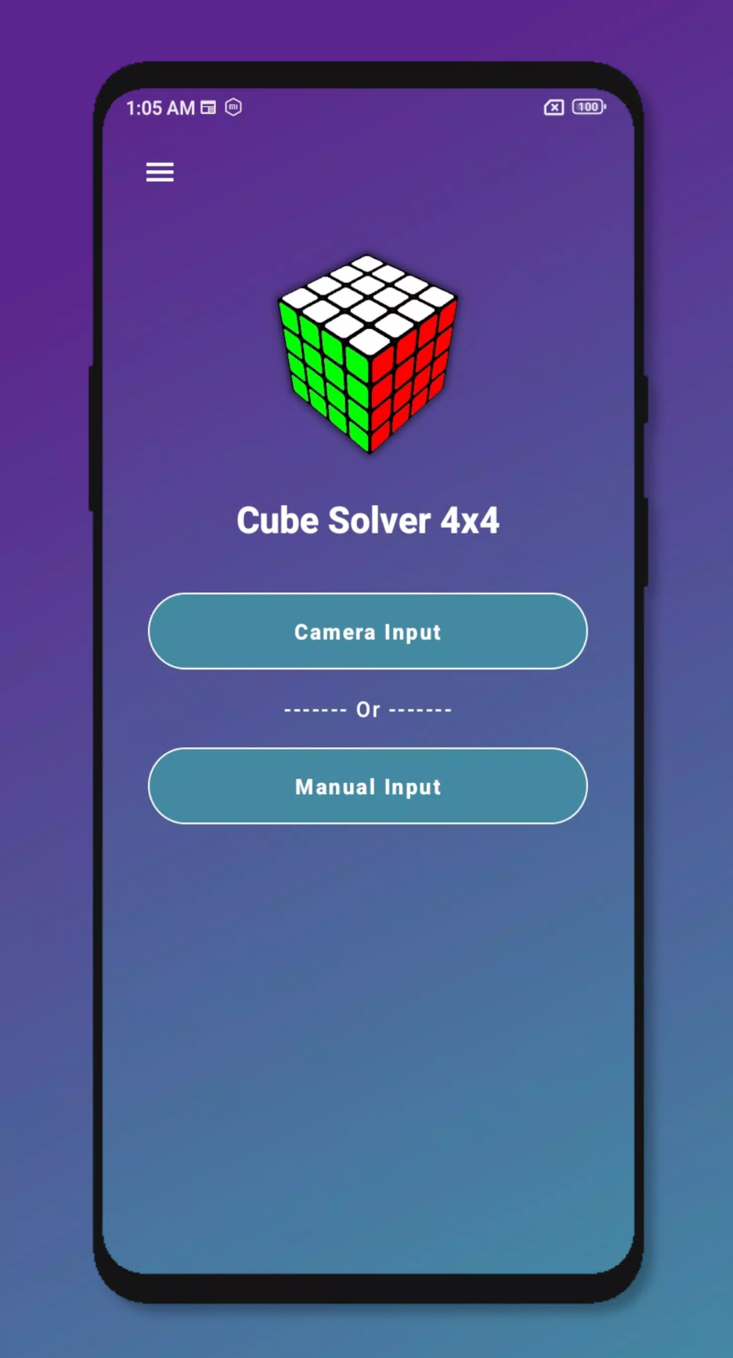 Rubik’s Cube Solver 4x4 Capture d'écran 1