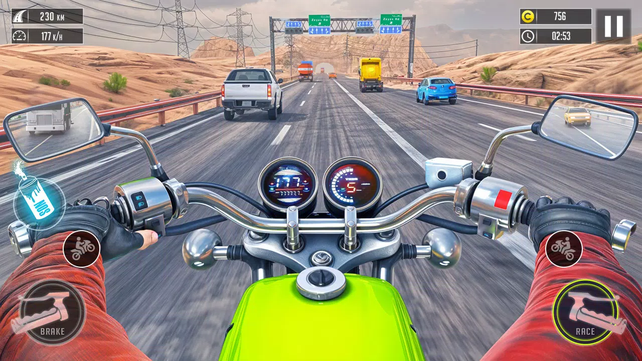 3d Bike Racing Bike Race Games Captura de tela 2