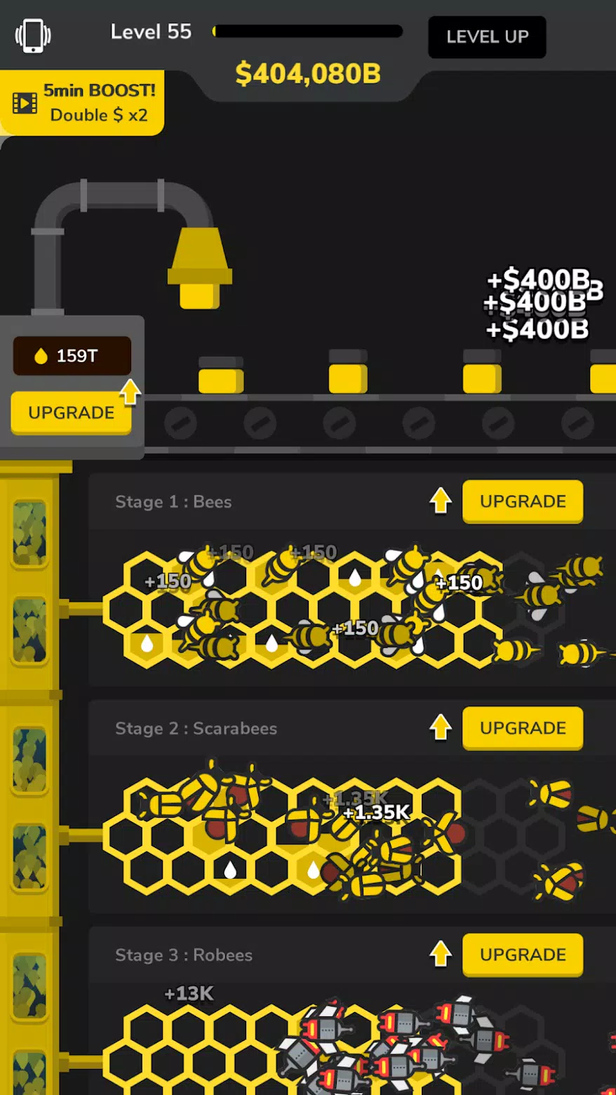 Idle Bee Factory Tycoon Screenshot 3