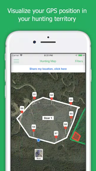 Schermata Hunting Map, the GPS for hunters 1