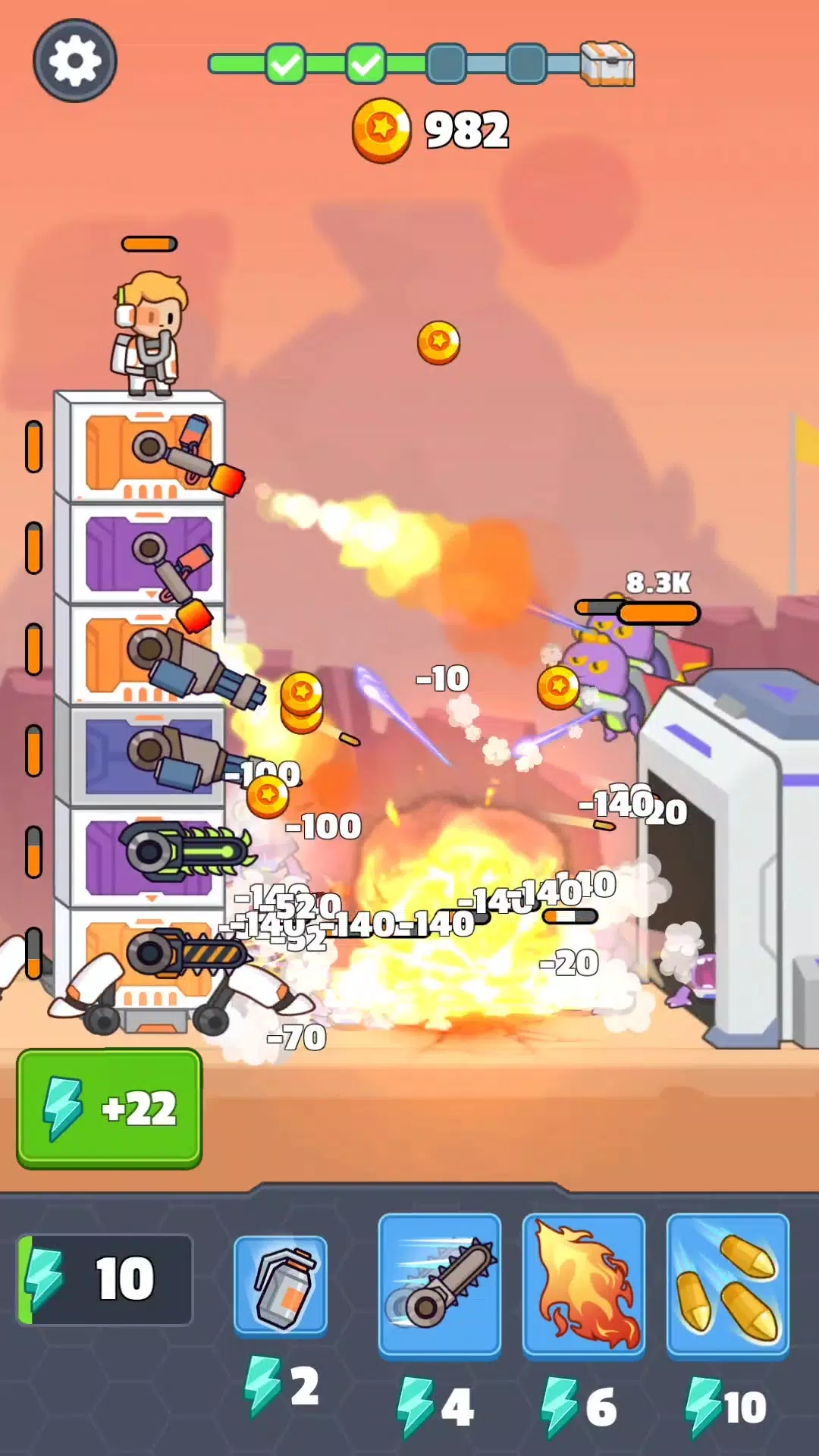 Tower Mash Defense ภาพหน้าจอ 1