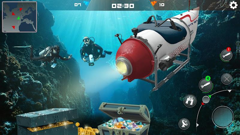 Submarine Titans Rescue Ship Screenshot 2