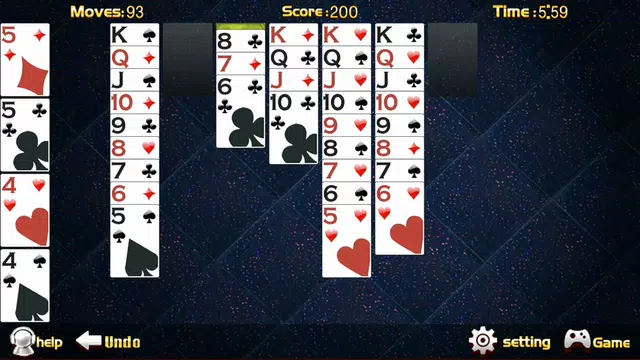 Spider Solitaire 2016 Capture d'écran 2