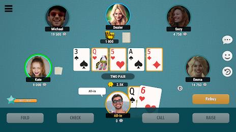 Kindza Poker - Texas Holdem Screenshot 2