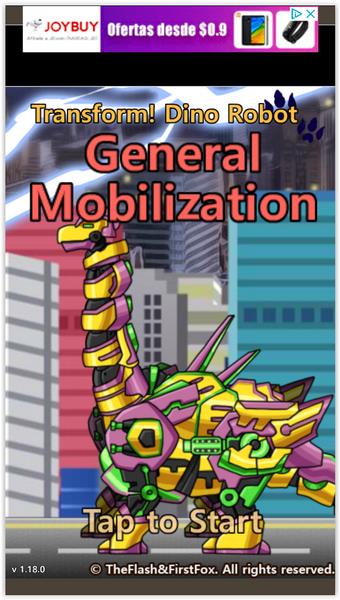 Transform! Dino Robot - General Mobilization应用截图第1张