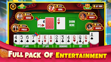 Indian Rummy Offline Card Game Captura de pantalla 2