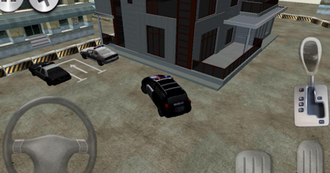 3D police car parking Captura de tela 4