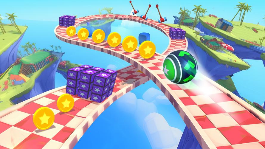 3D Super Rolling Ball Race ภาพหน้าจอ 2