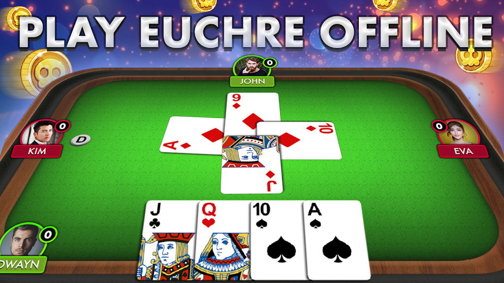 Euchre Plus Скриншот 3