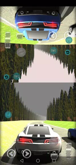 Two Player Car Racing 3D Speed Screenshot 2