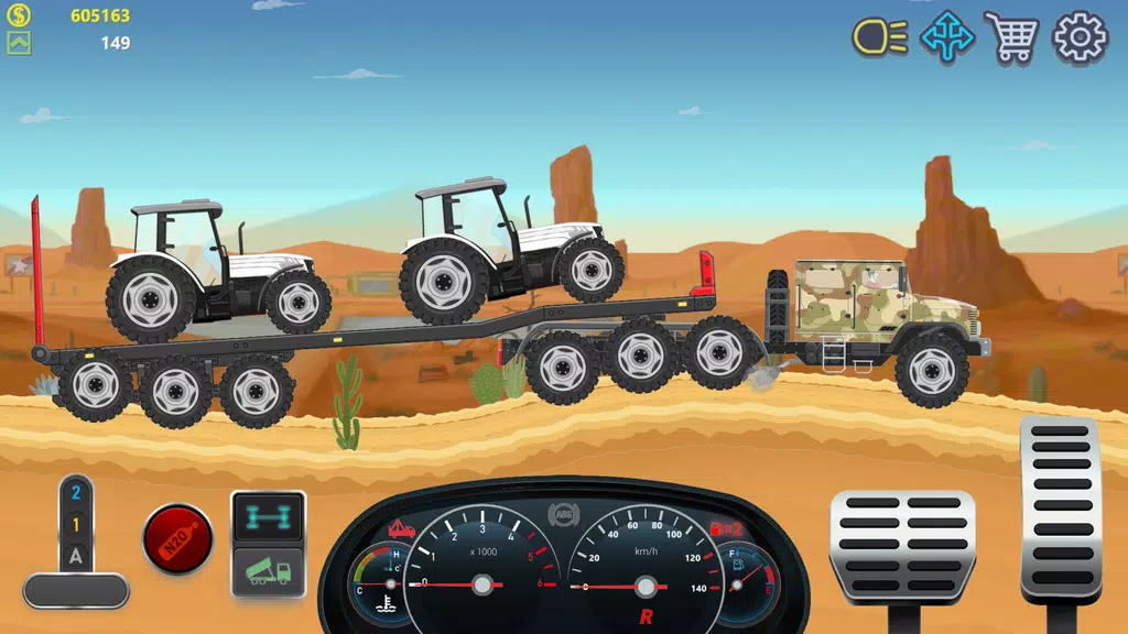 Trucker Real Wheels: Simulator Schermafbeelding 2