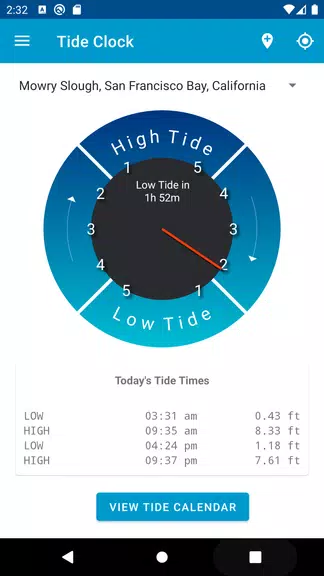 Tide Clock Captura de pantalla 1