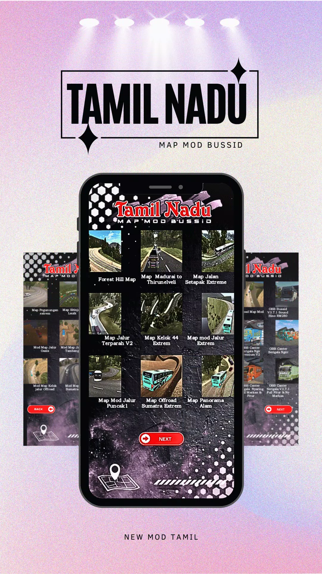 Tamil nadu map mod bussid Captura de pantalla 2