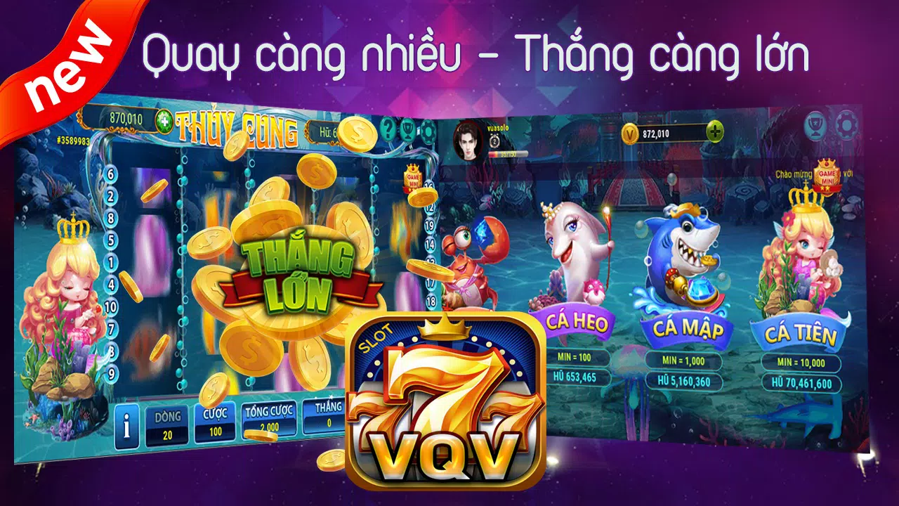 Schermata Slot VQV - Đẳng Cấp Nổ Hũ 2