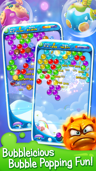 Bubble Bust! - Popping Planets ภาพหน้าจอ 1