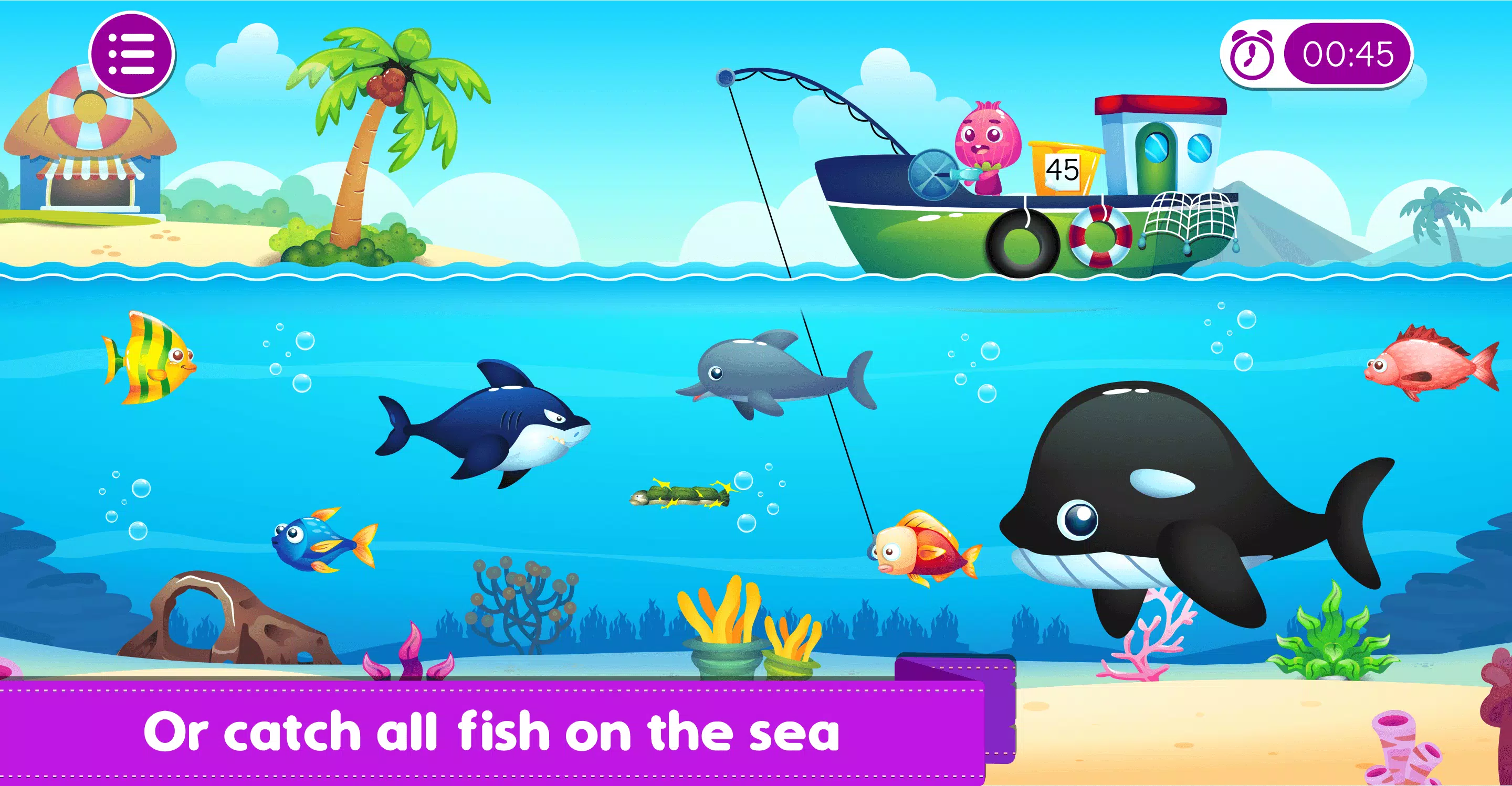 Marbel Fishing - Kids Games应用截图第4张