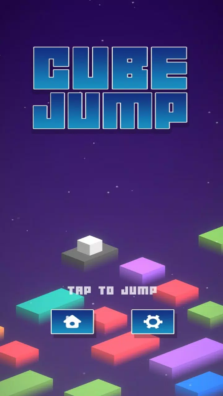 cube jump:game ဖန်သားပြင်ဓာတ်ပုံ 4