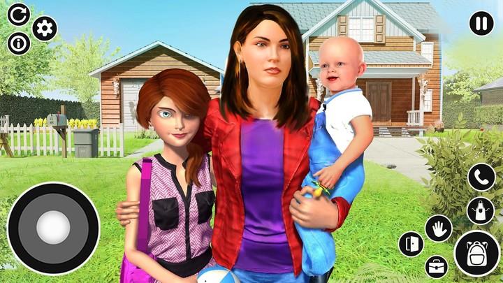 Single Mom Baby Simulator Tangkapan skrin 2