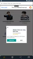 Sticker Chat Lee Jong Suk Cute KPOP Screenshot 3