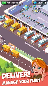 Idle Courier Tycoon 스크린샷 3