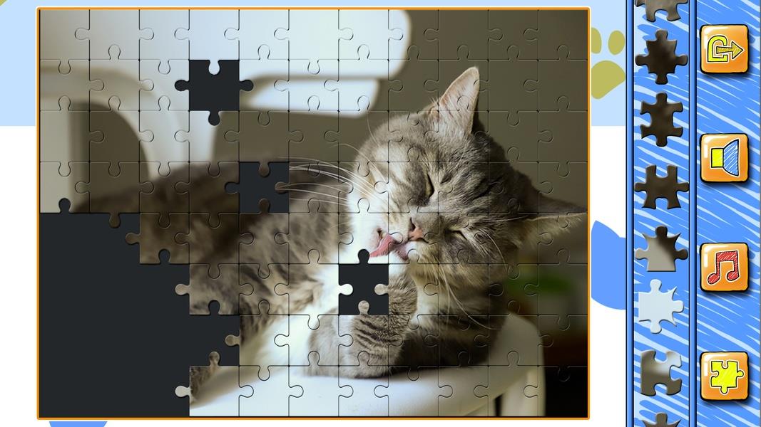 Jigsaw Puzzle Cats Kitten Schermafbeelding 1