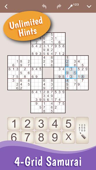 MultiSudoku: Samurai Sudoku Mod應用截圖第2張