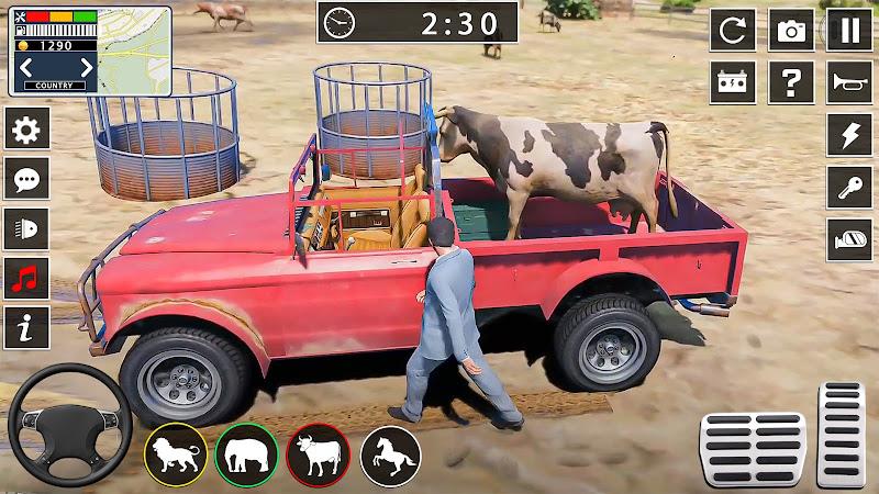 Animal transport truck games স্ক্রিনশট 2