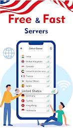 USA VPN - Fast Proxy VPN Screenshot 2