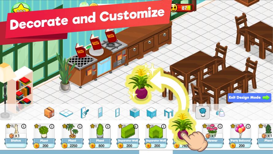 Restaurant Manager Idle Tycoon Скриншот 2