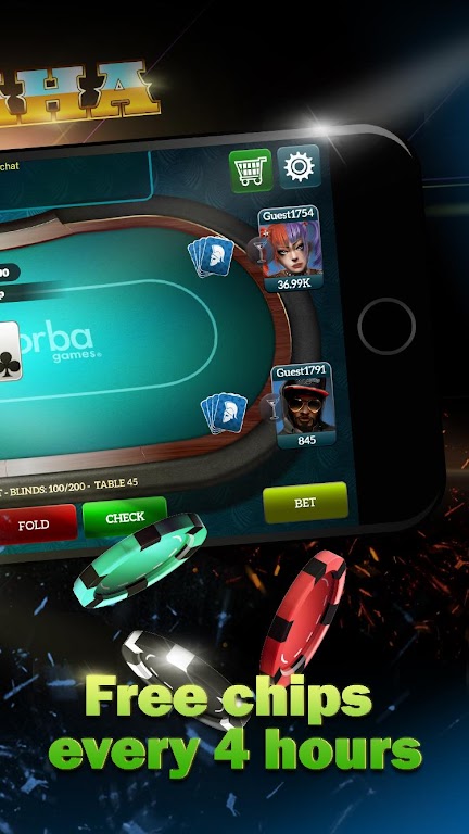 Live Poker Tables–Texas holdem and Omaha Screenshot 4